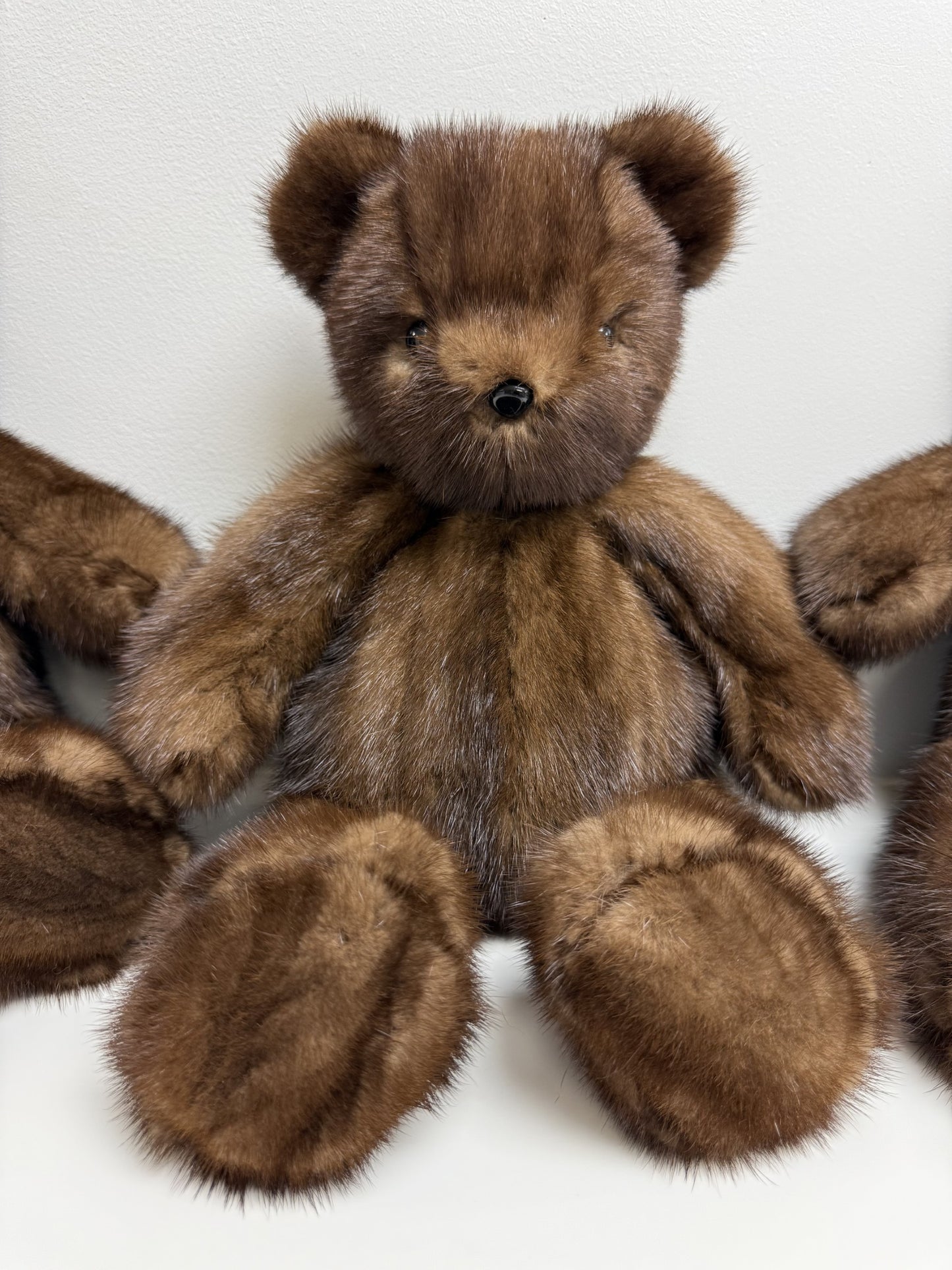 Mink Fur Teddy Bear (Brown)