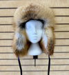Red Fox Fur Trapper Hat