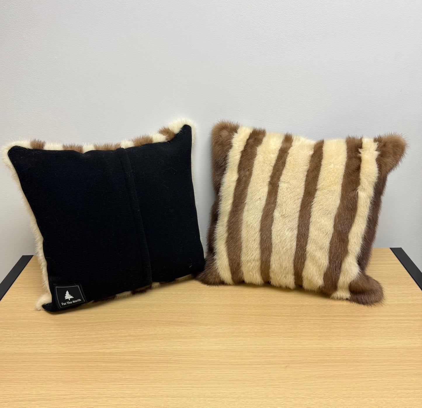Mink Fur Pillow Set (2)