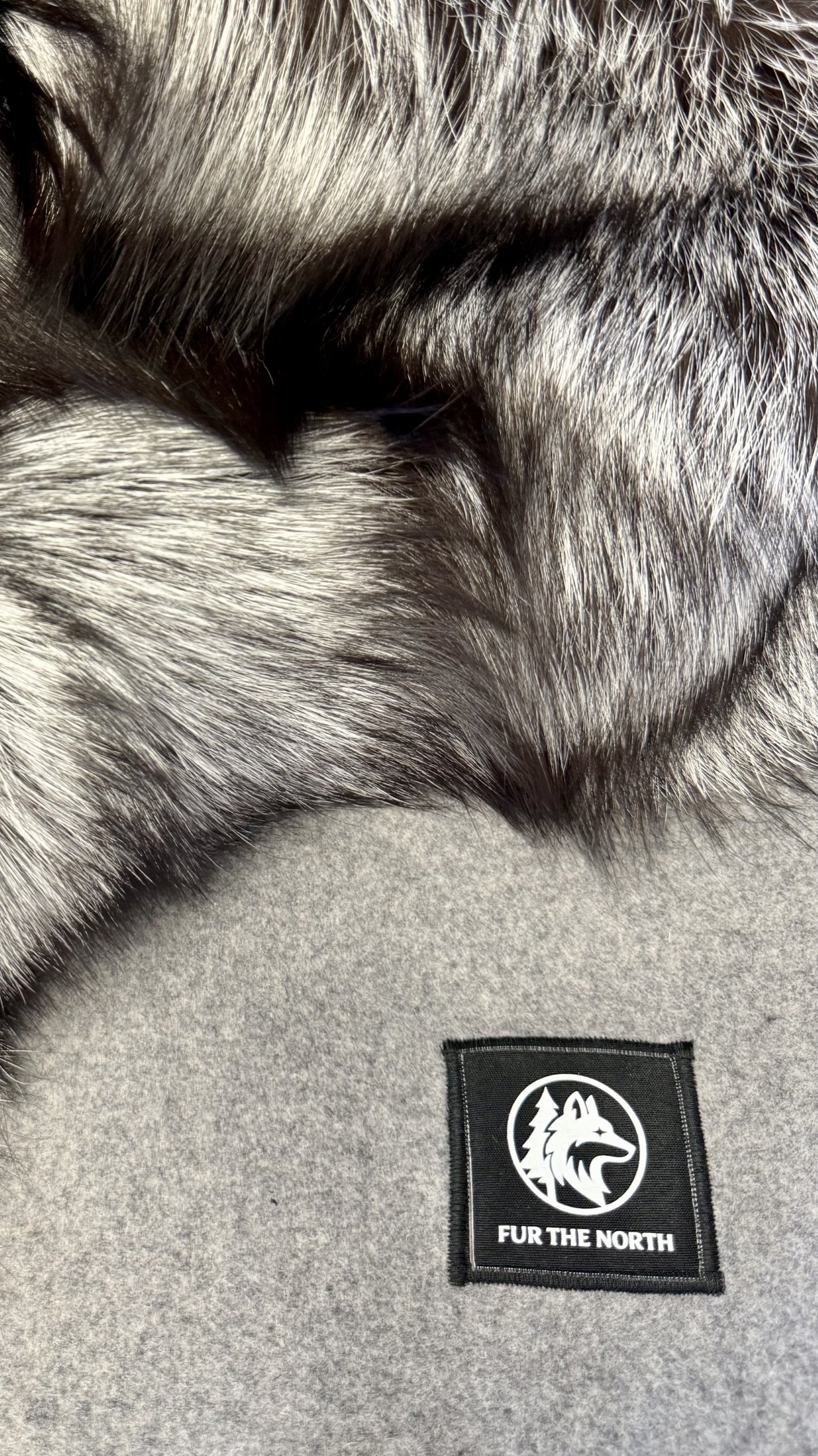 Silver Fox Throw Blanket
