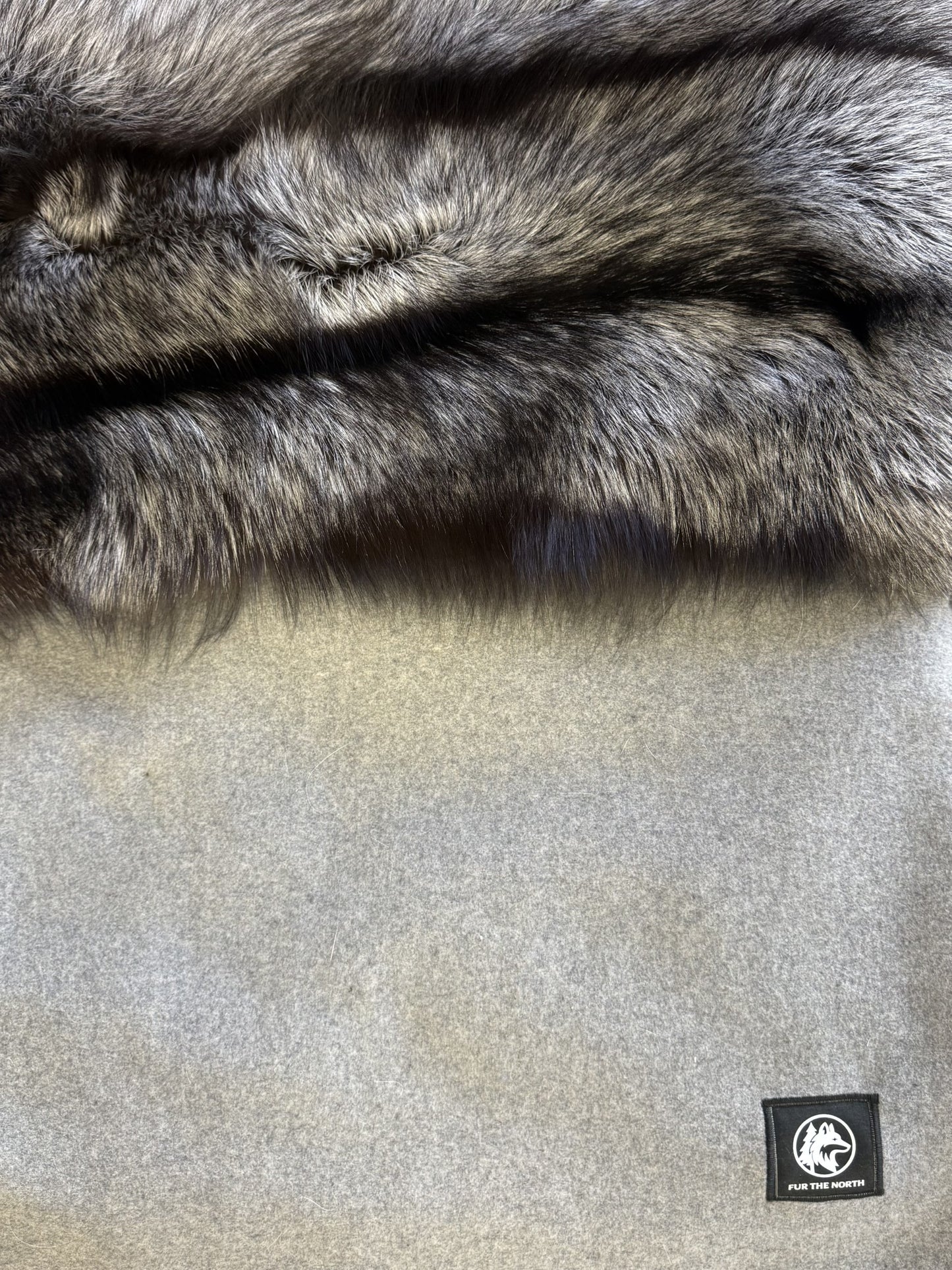 Silver Fox Throw Blanket
