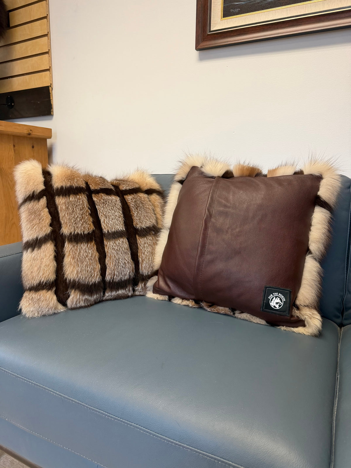 Lynx, Black Fox and Mink Pillows