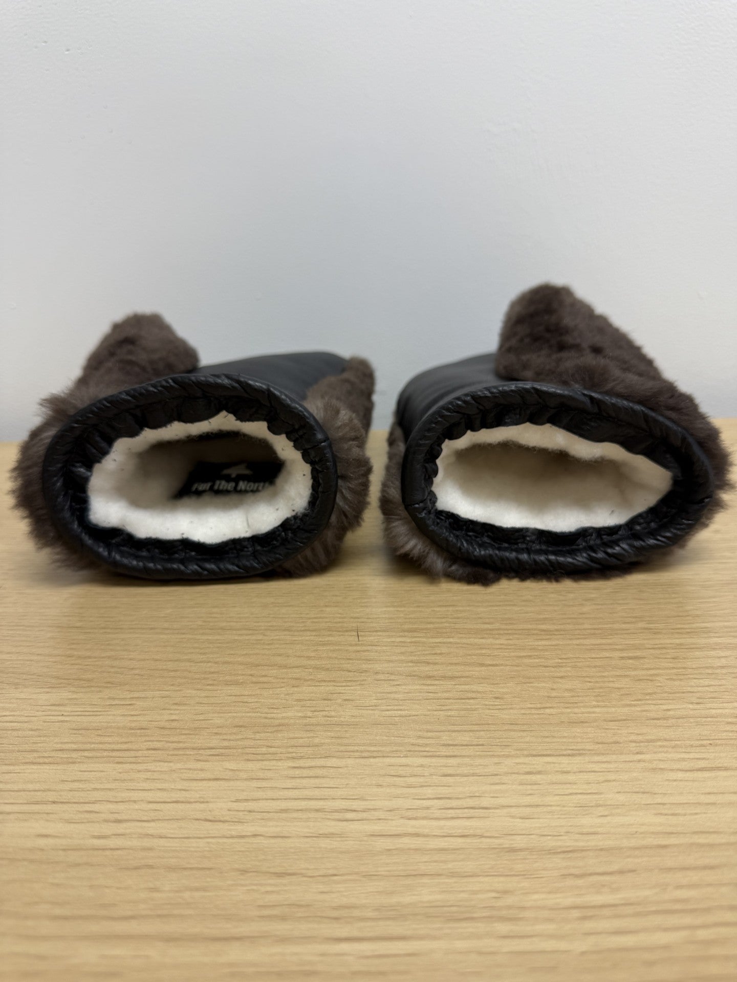 Short Cuff Sheared Beaver Mitts