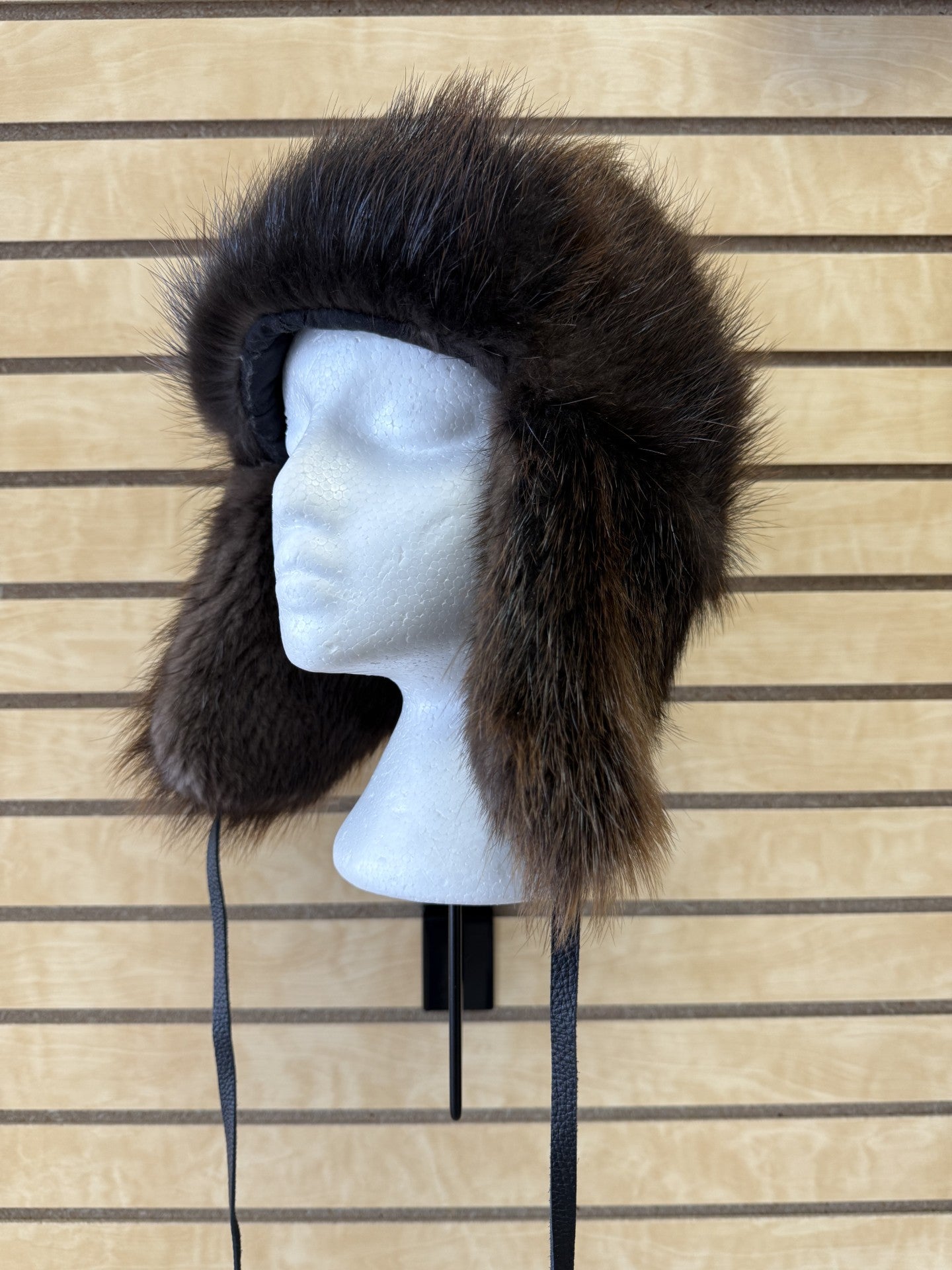 Beaver Fur Trapper Style Hat