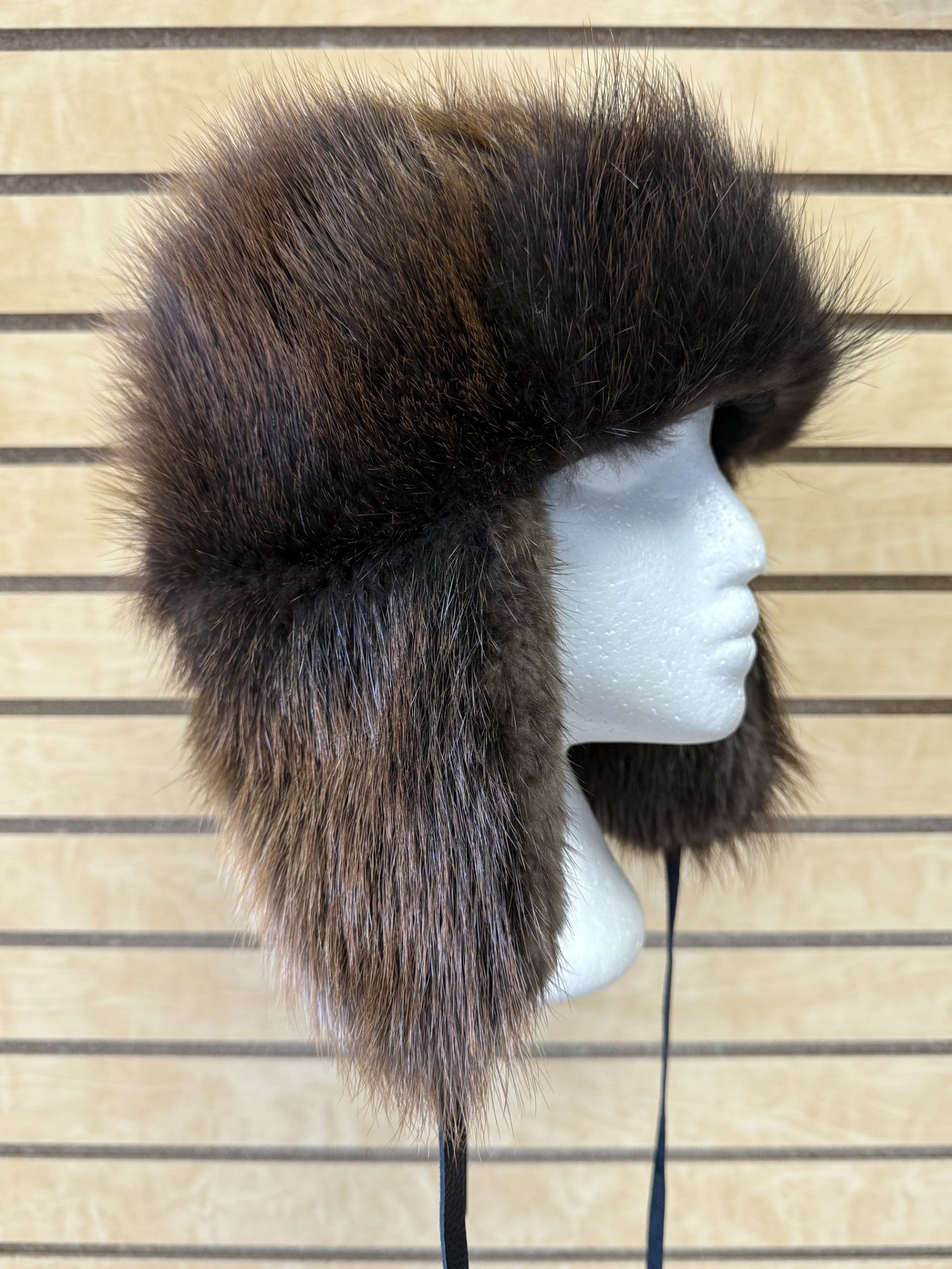 Beaver Fur Trapper Style Hat