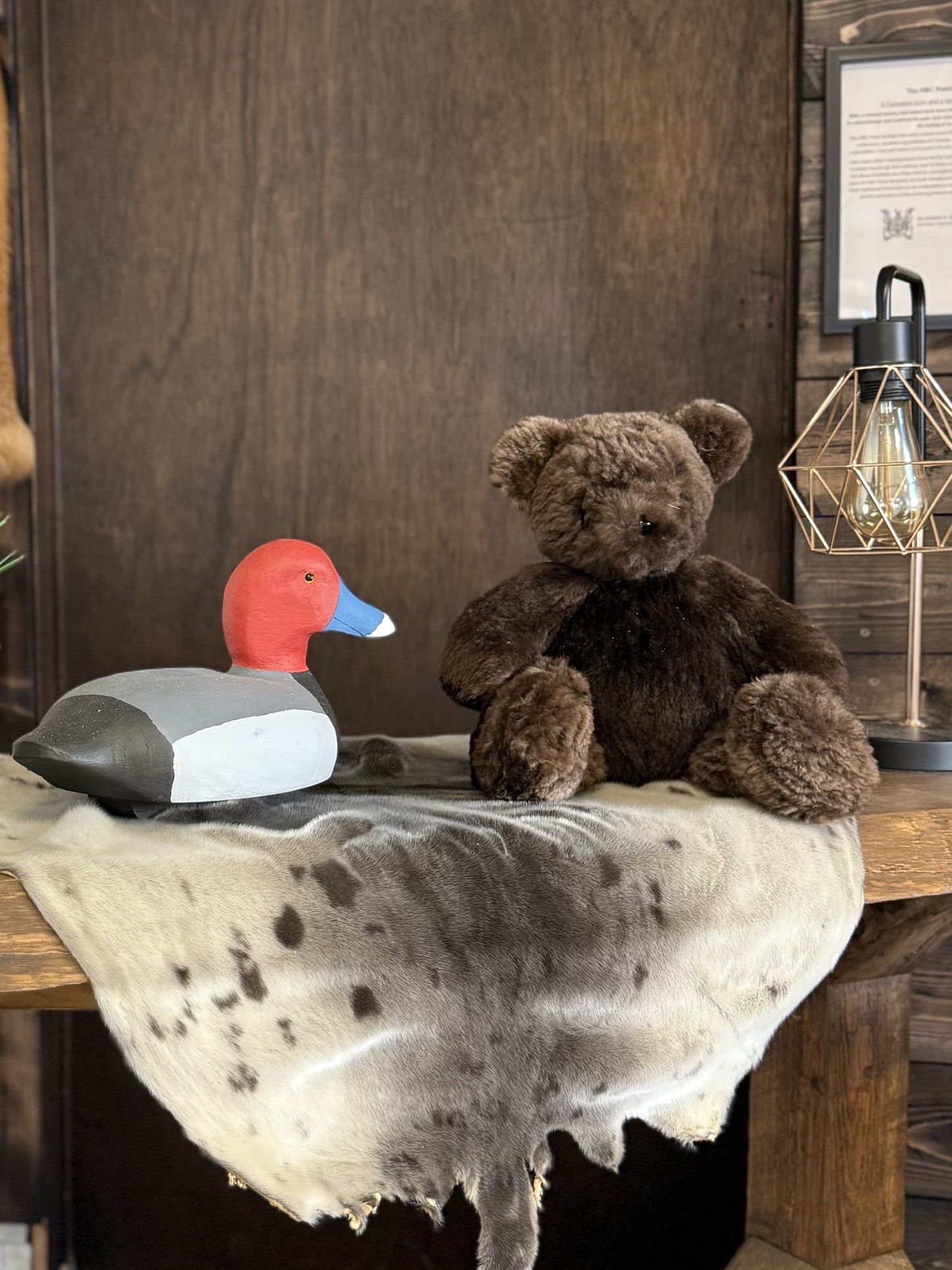Sheared Beaver Teddy Bear
