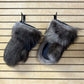 Black Wolf Mittens