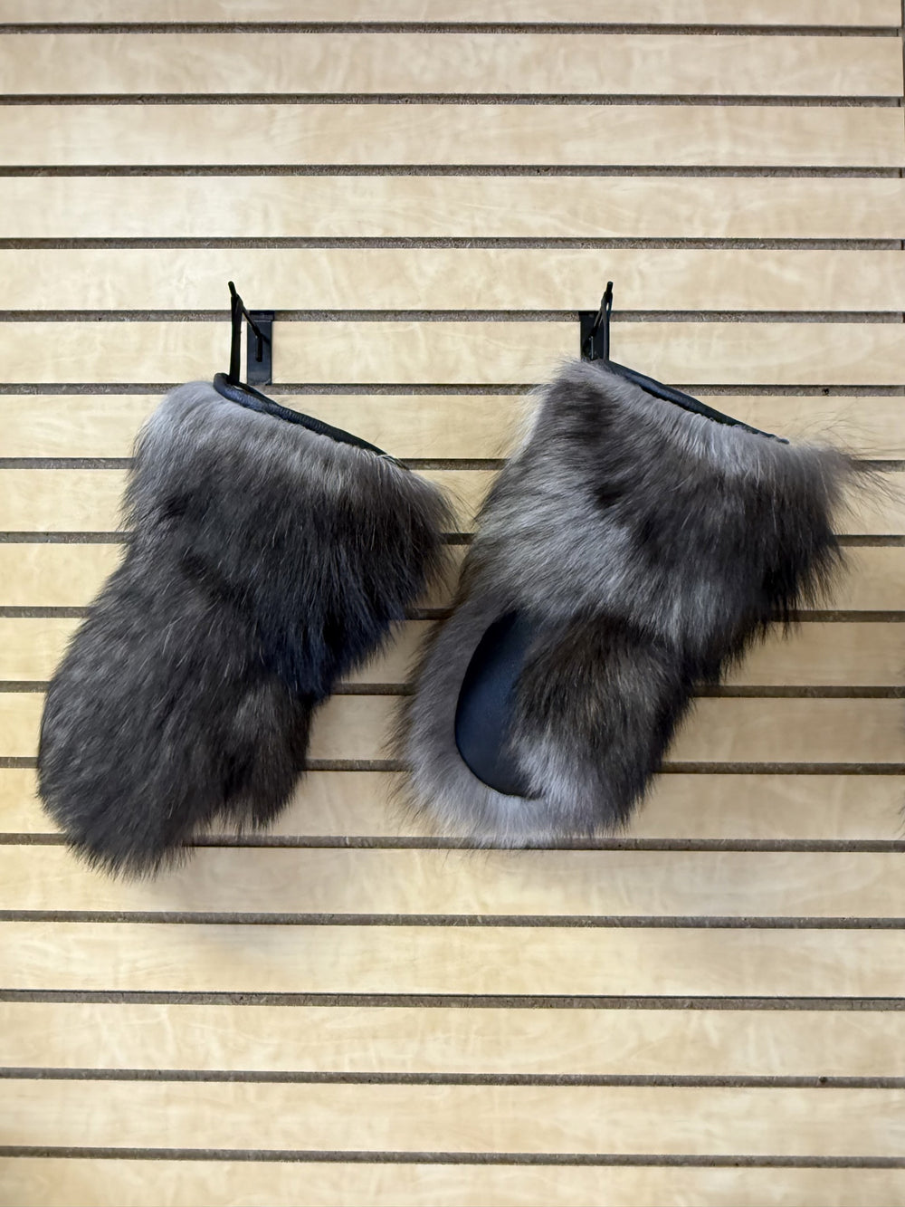 Black Wolf Mittens