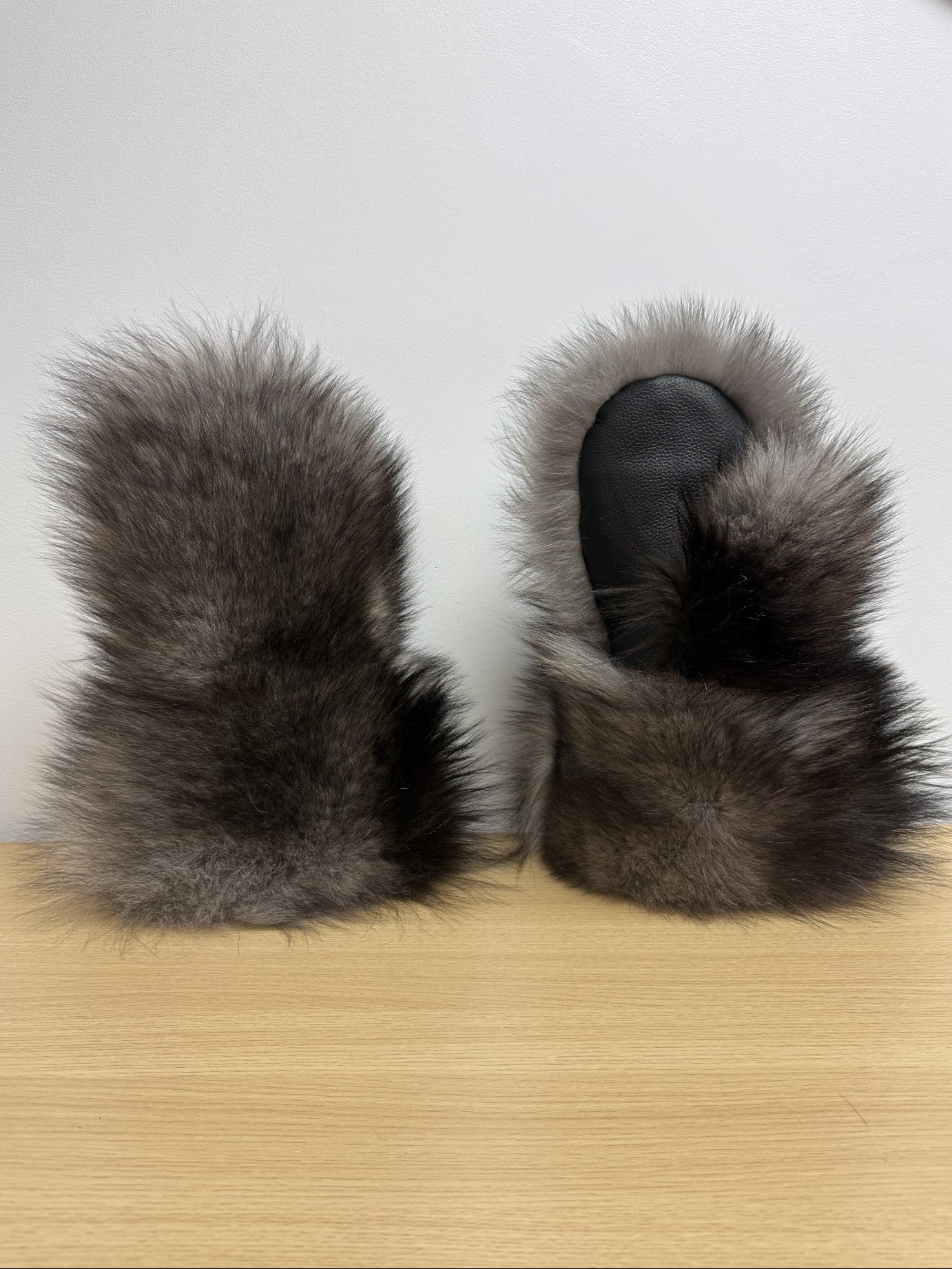 Black Wolf Mittens
