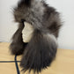 Black Wolf Trapper Style Hat