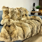 Coyote Fur Throw (45" X 60")