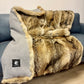 Coyote Fur Throw (45" X 60")