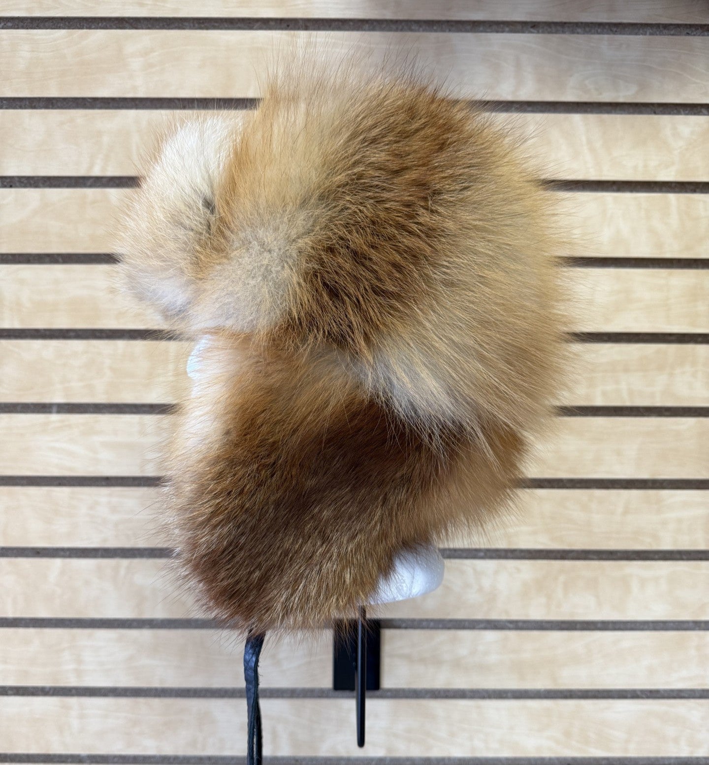 Red Fox Fur Trapper Hat