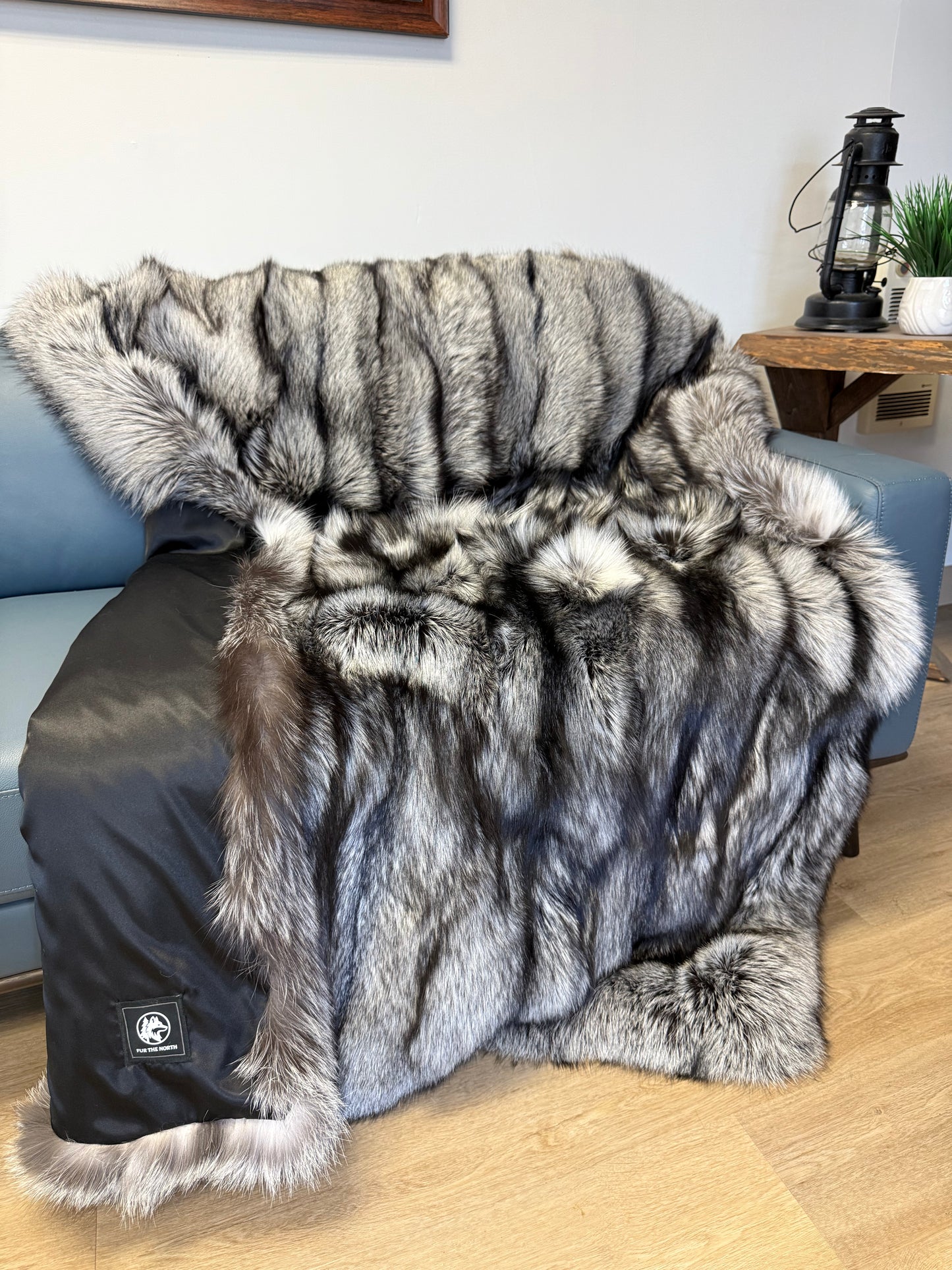 Platinum Fox Throw Blanket