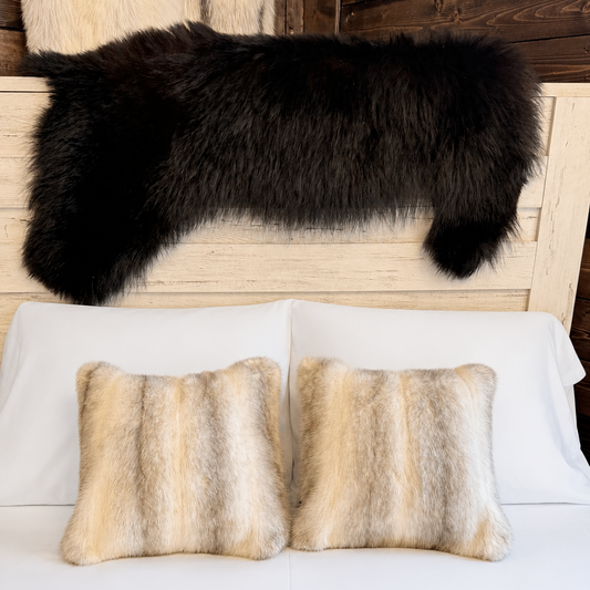 Mink Fur Pillow