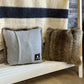 Raccoon Fur Pillow Set (2)