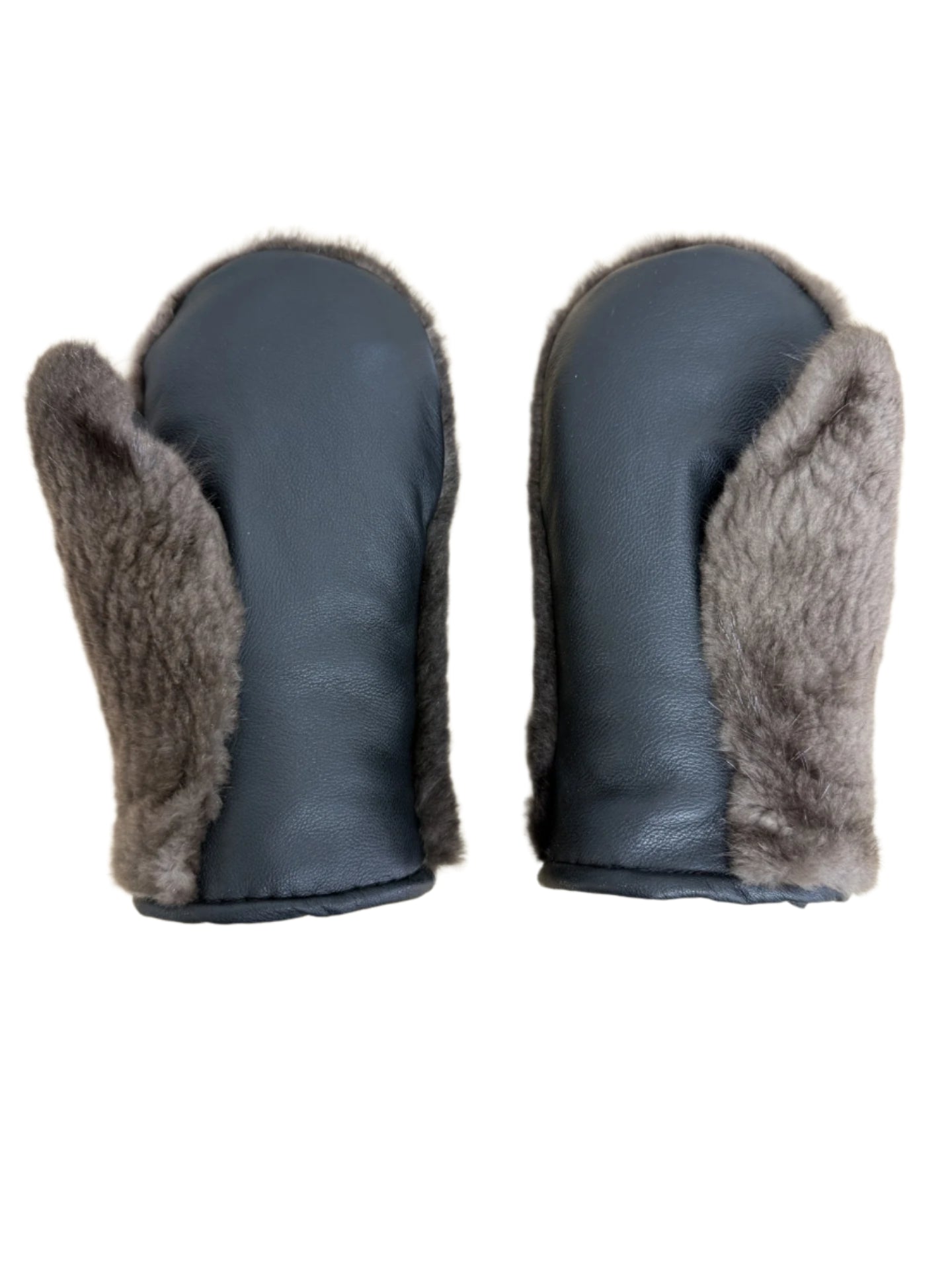 Short Cuff Sheared Beaver Mitts