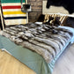 Silver Fox Throw Blanket