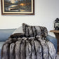 Silver Fox Throw Blanket