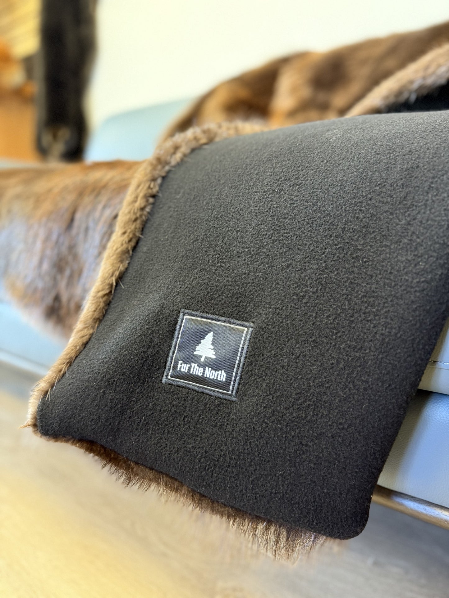 Beaver Fur Throw Blanket