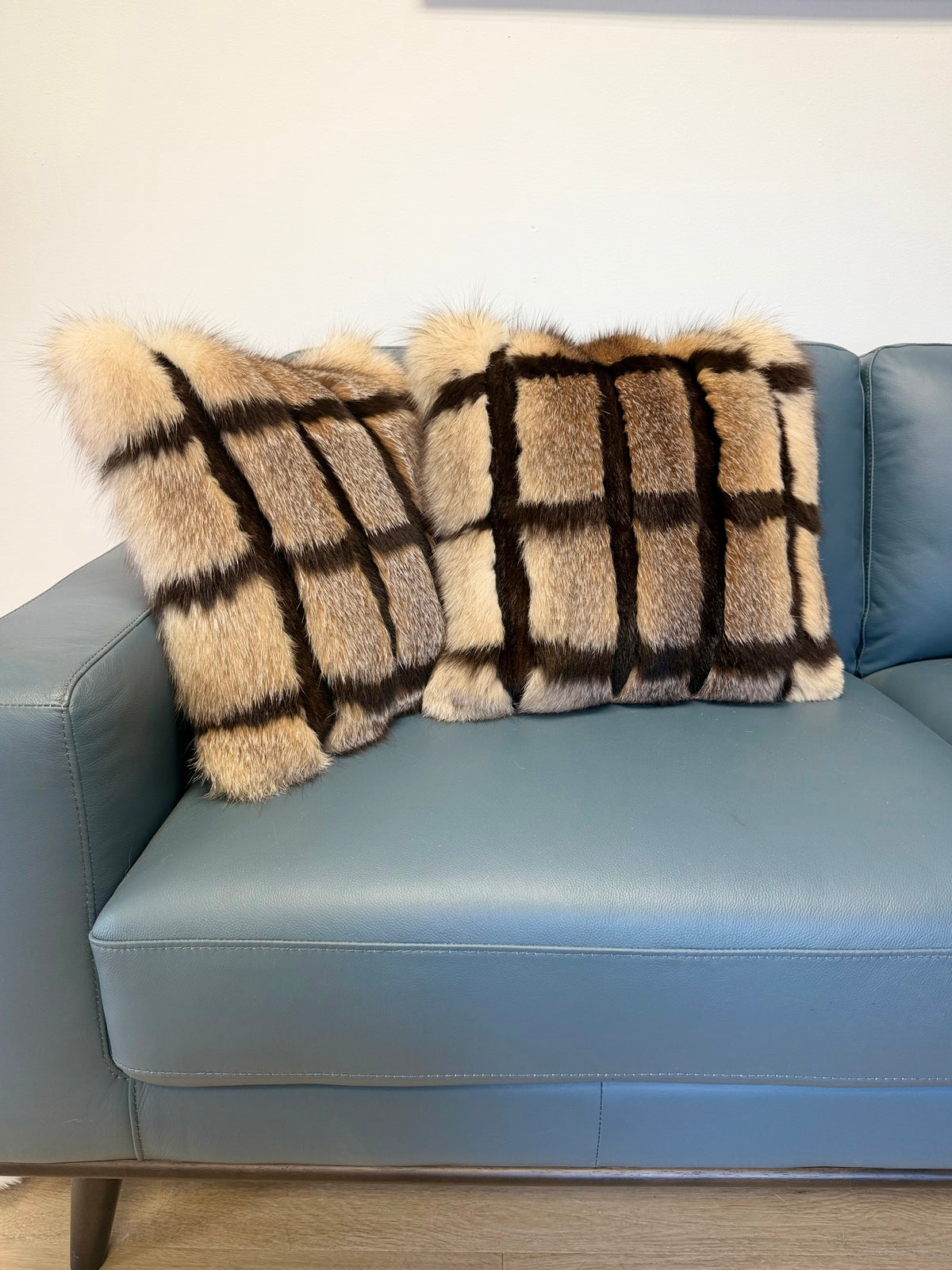 Lynx, Black Fox and Mink Pillows