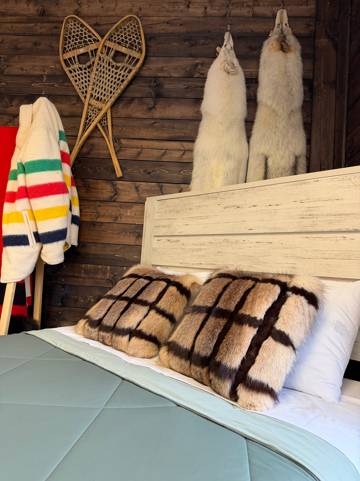 Lynx, Black Fox and Mink Pillows