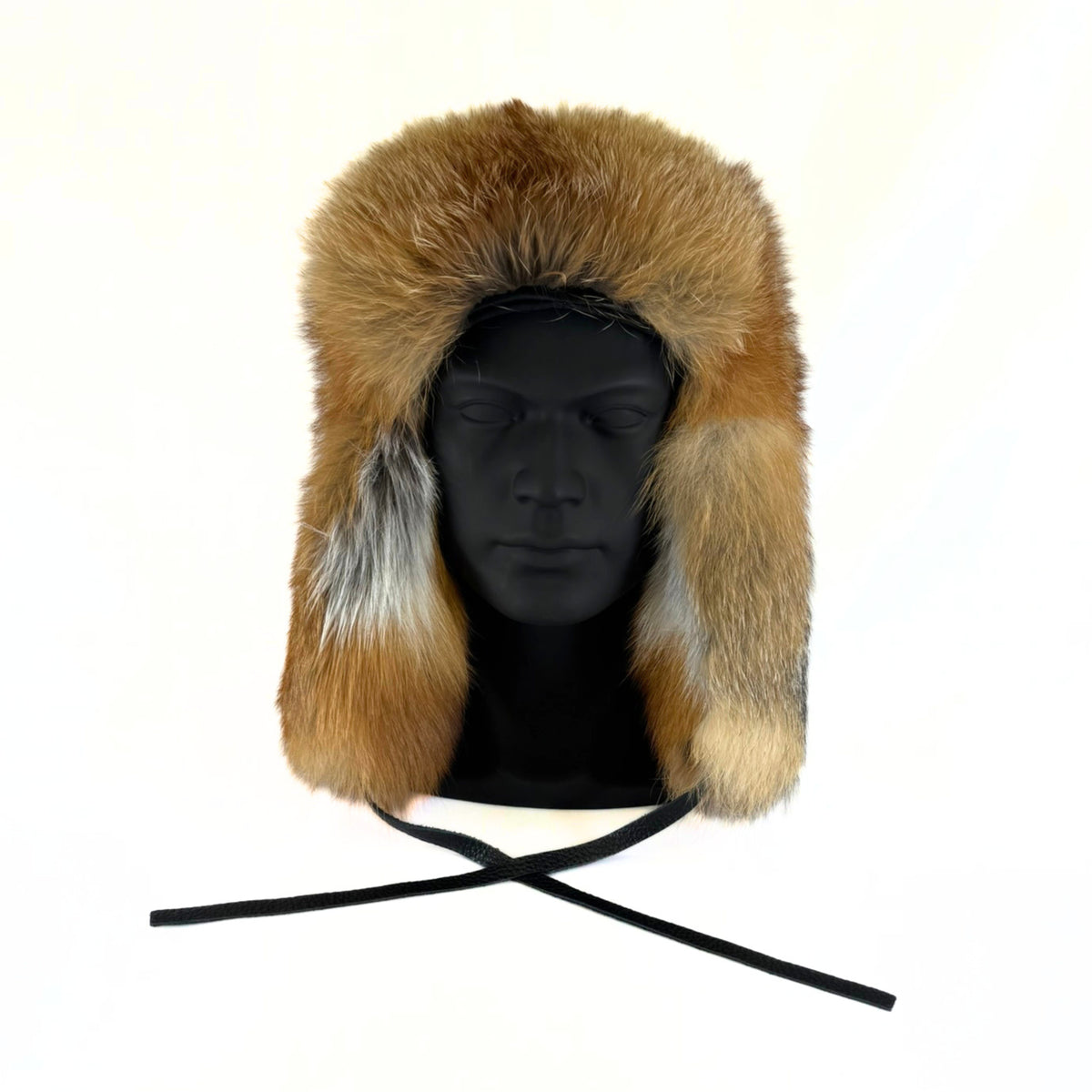 Red Fox Fur Trapper Hat