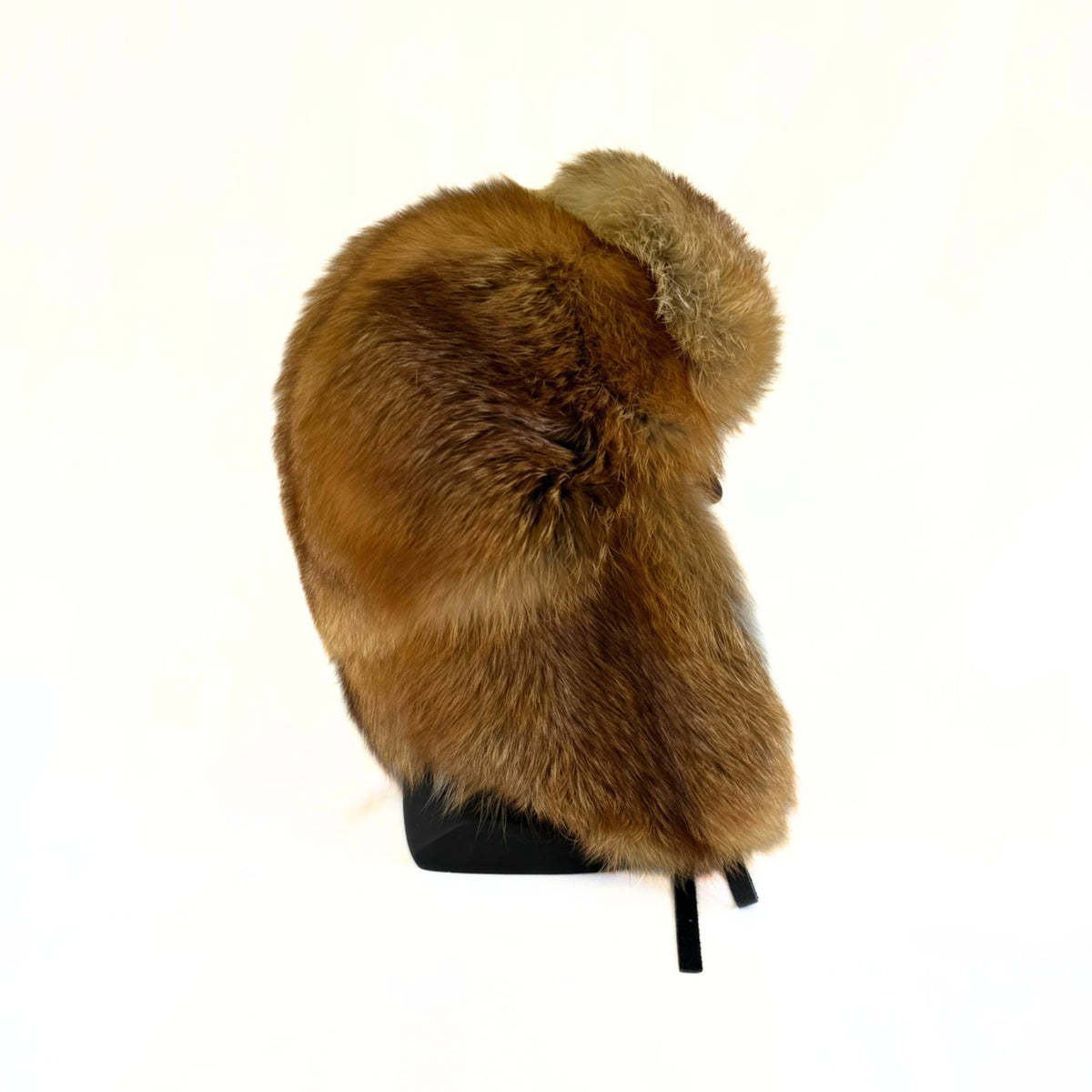 Red Fox Fur Trapper Hat