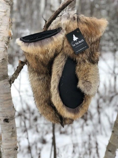 Coyote Fur Mittens