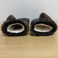 Short Cuff Sheared Beaver Mitts
