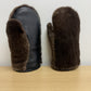 Short Cuff Sheared Beaver Mitts